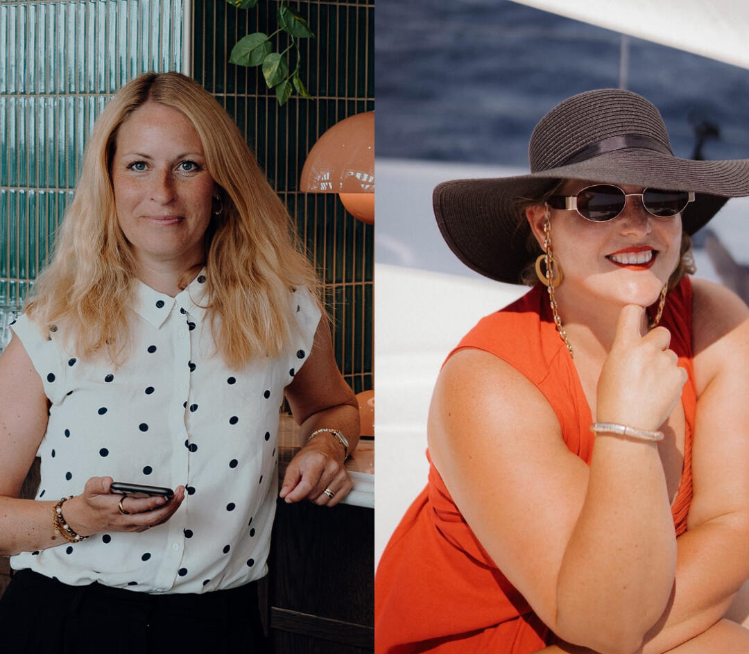 Renée Weinhold and Anna Kleusener, guest speakers at The Legacy Dinner